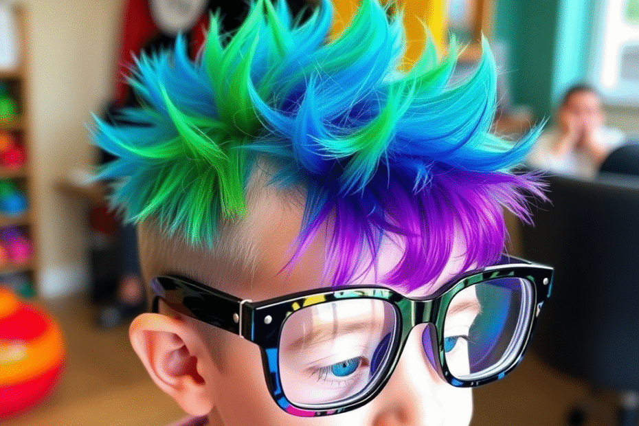 cabelo maluco para menino