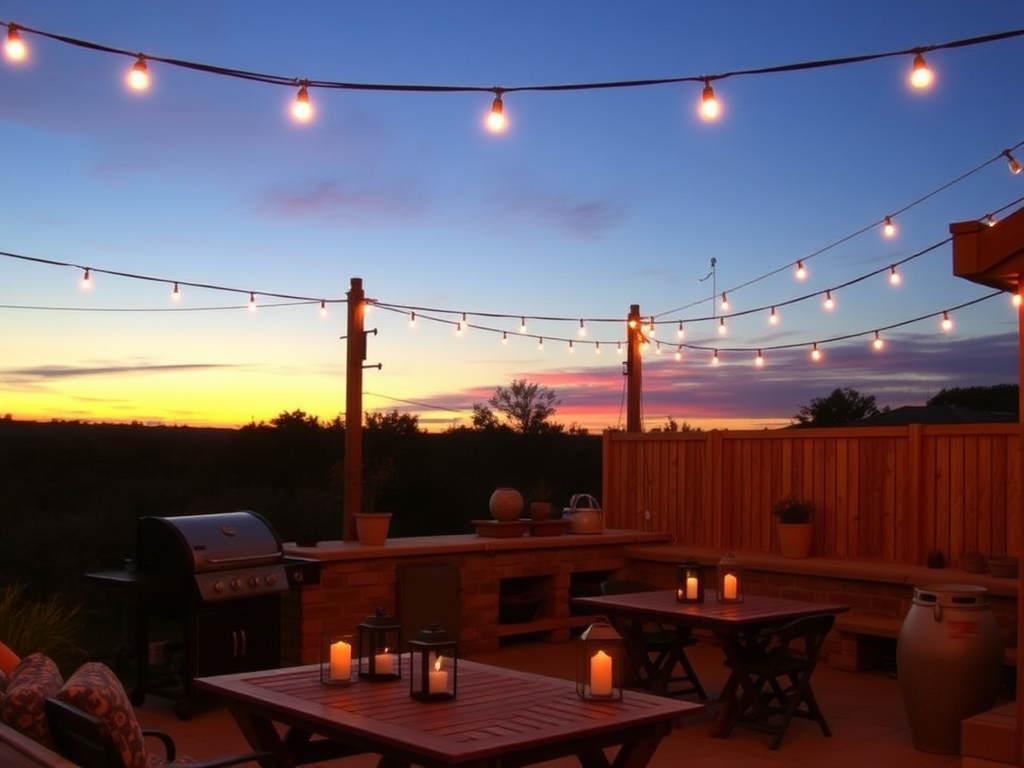 dicas de iluminação para área de churrasco